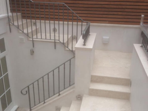 marble garden stairs